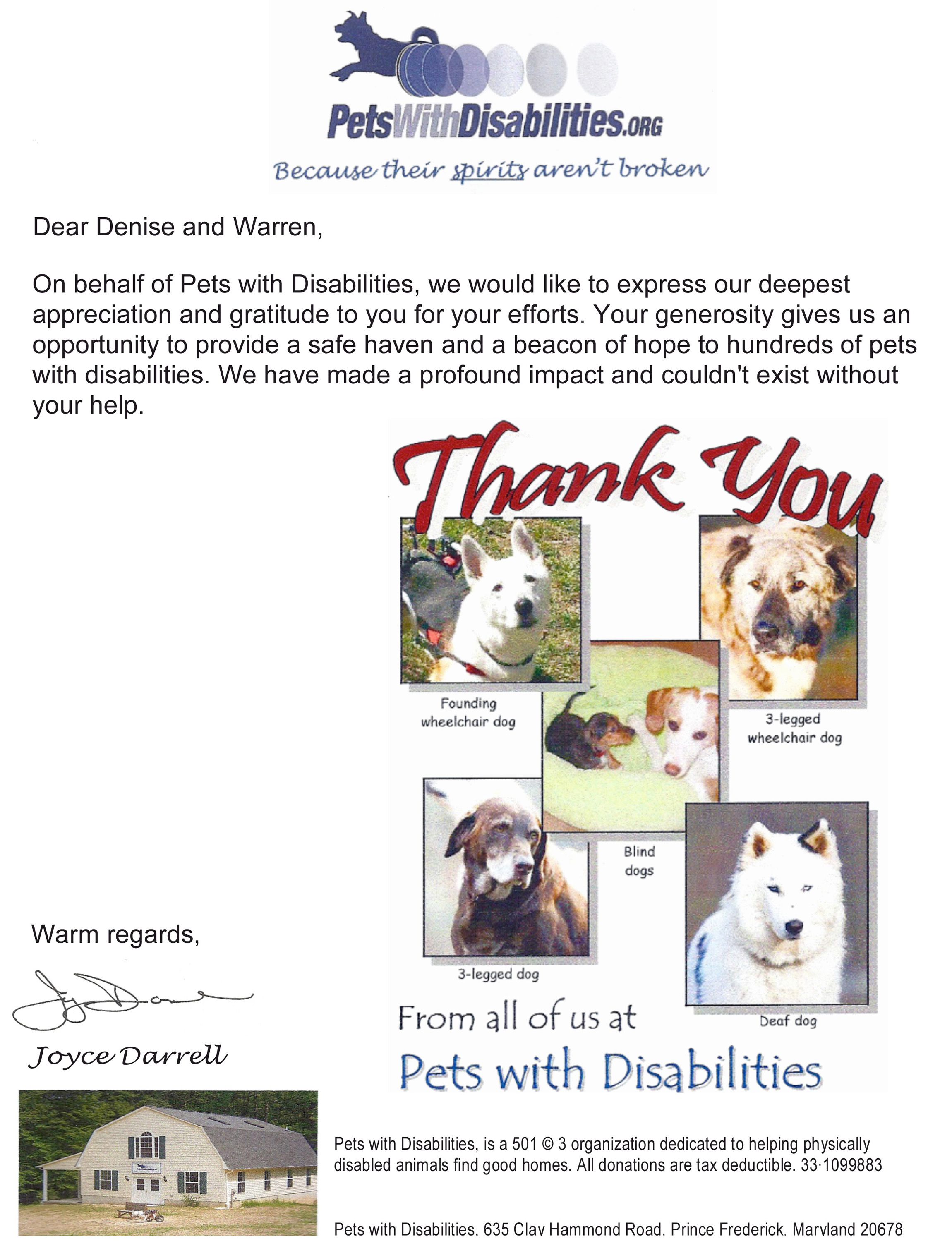 Pets With Disabilities