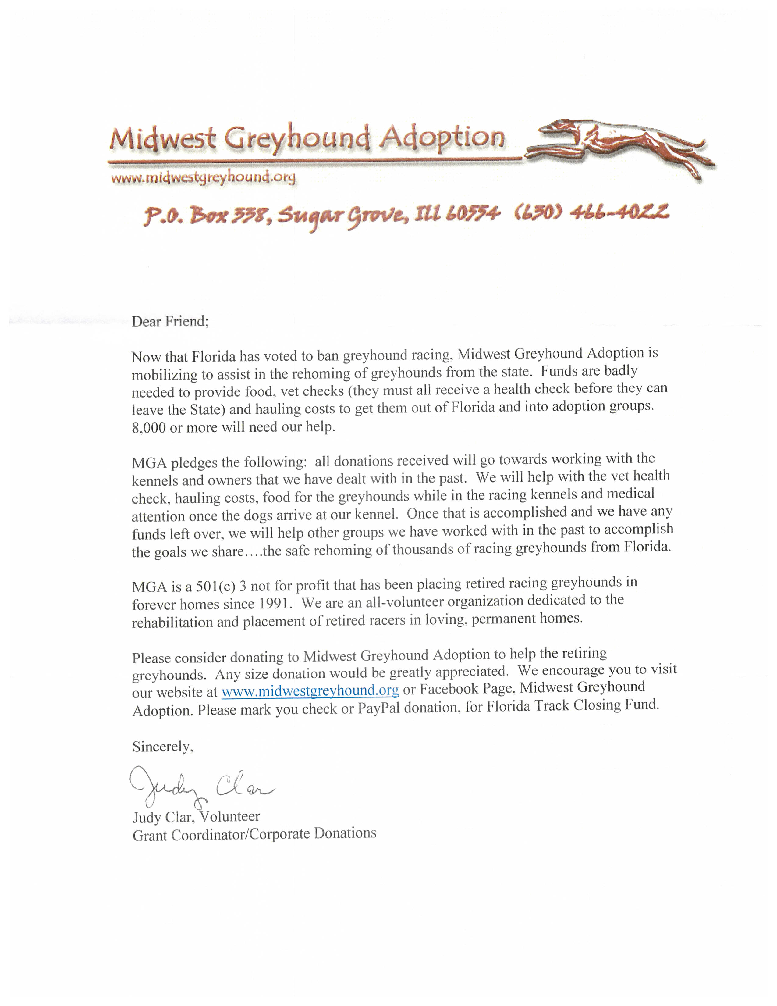 midwest greyhound adoption